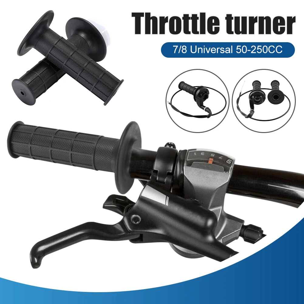 22mm Twist Throttle Accelerator Handle Grips with 84cm Throttle Cord 12V 7/8 Inch for Dirt Bike Baja MB165 196cc MB200 200cc
22mm Twist Throttle Accelerator Handle Grips with 84cm Throttle Cord 12V 7/8 Inch for Dirt Bike Baja MB165 196cc MB200 200cc