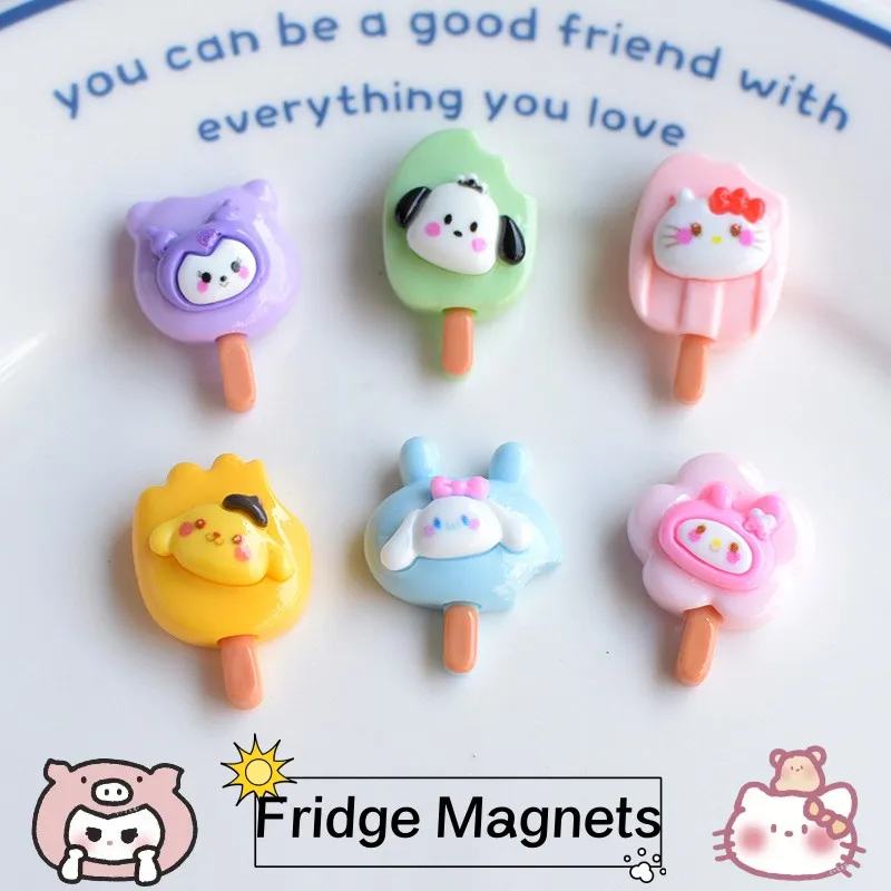 10Pcs Helloskitty Pochacco Cinnamoroll Ice Cream Series Cute Accessories Anime Car Decorations Fridge Magnets Kawaii Toy Gifts
10Pcs Helloskitty Pochacco Cinnamoroll Ice Cream Series Cute Accessories Anime Car Decorations Fridge Magnets Kawaii Toy Gifts