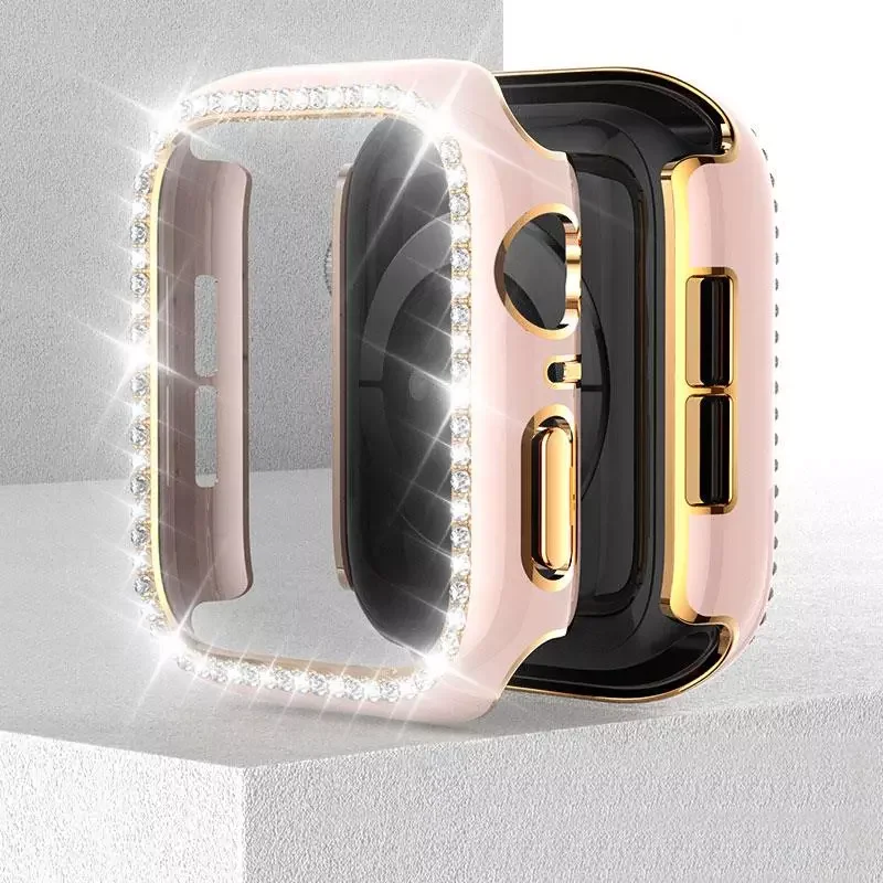 Diamond Case Compatible with Apple watch 44mm 42mm 40mm 38mm Replacement case for iwatch 6 5 4 3 2 SE Anti-drop protection case
Diamond Case Compatible with Apple watch 44mm 42mm 40mm 38mm Replacement case for iwatch 6 5 4 3 2 SE Anti-drop protection case