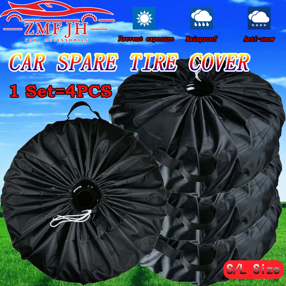 4PCS Black Universal Car Tire Cover Case Spare Tire Wheel Bag Tyre Spare Storage Cover Tote Wheel Protector Dustproof Waterproof
4PCS Black Universal Car Tire Cover Case Spare Tire Wheel Bag Tyre Spare Storage Cover Tote Wheel Protector Dustproof Waterproof