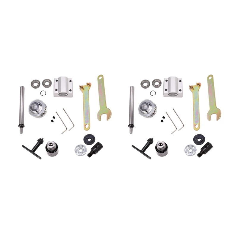 2X No Power DIY Woodworking Cutting Grinding Spindle Trimming Belt Jto Drill Chuck Set Small Lathe Accessories
2X No Power DIY Woodworking Cutting Grinding Spindle Trimming Belt Jto Drill Chuck Set Small Lathe Accessories