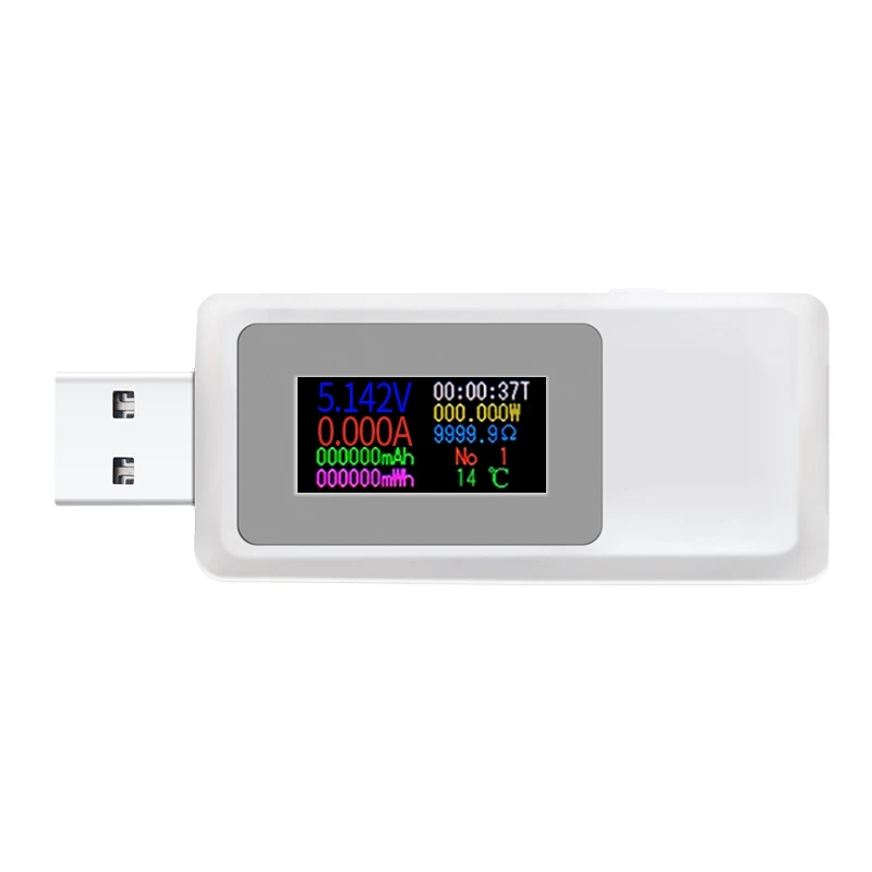 LICG KWS-MX19 USB Tester DC 4V-30V 0-5A Current Voltage Detector Power Ammeter Digital Capacity Charger Monitor
LICG KWS-MX19 USB Tester DC 4V-30V 0-5A Current Voltage Detector Power Ammeter Digital Capacity Charger Monitor