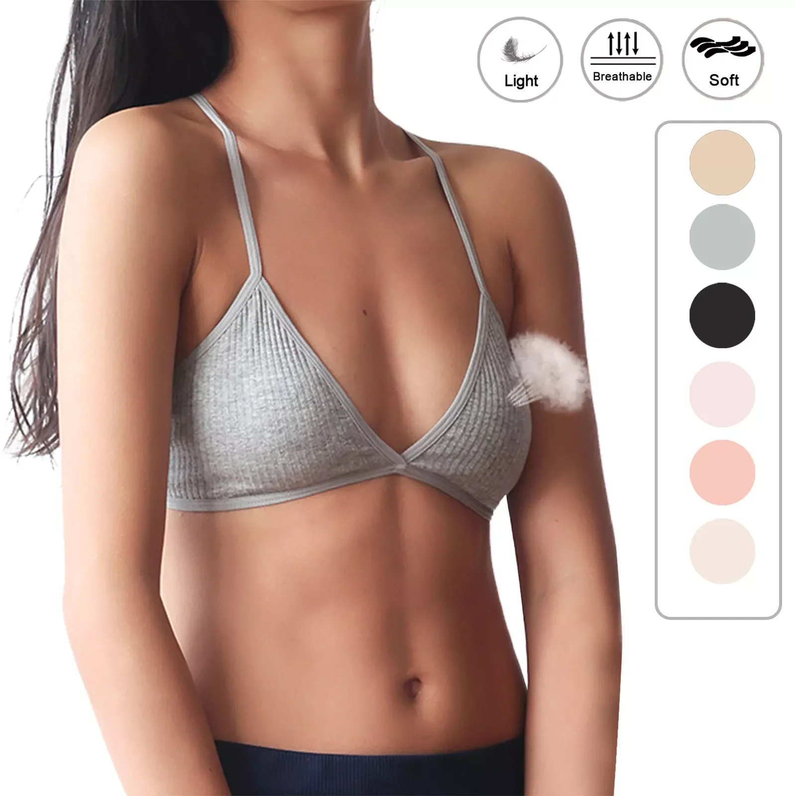 Comfort Bra Bikini Top For Women French Style Bralette Deep V Triangle Cup Bralet Underwear Wireless Lingerie Push Up Bras #J2P
Comfort Bra Bikini Top For Women French Style Bralette Deep V Triangle Cup Bralet Underwear Wireless Lingerie Push Up Bras #J2P