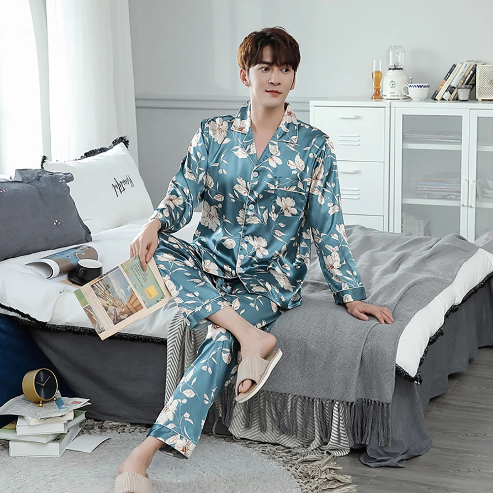 Women's Pajama Sets Sexy V Neck Satin Embroidered Sleepwear Silk Like Home Clothes 3XL Plus Size Trouser Suits Patchwork Nightie
Women's Pajama Sets Sexy V Neck Satin Embroidered Sleepwear Silk Like Home Clothes 3XL Plus Size Trouser Suits Patchwork Nightie