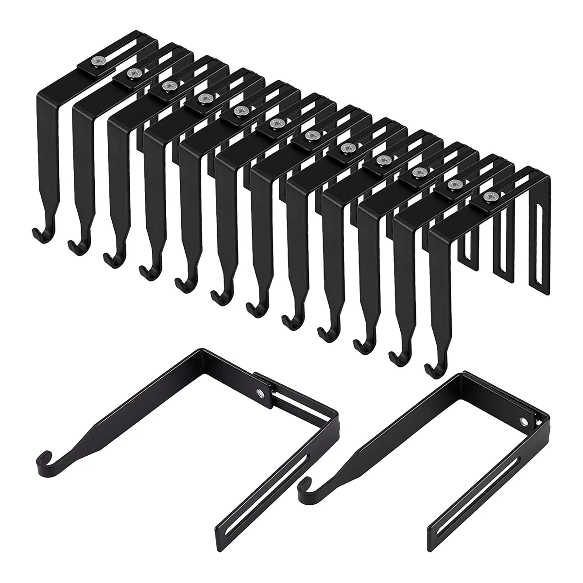 12Pcs Adjustable Cubicle Hangers, Metal Cubicle Hooks for Hanging over the Door Mirror Hooks Partition Hanger Set
12Pcs Adjustable Cubicle Hangers, Metal Cubicle Hooks for Hanging over the Door Mirror Hooks Partition Hanger Set