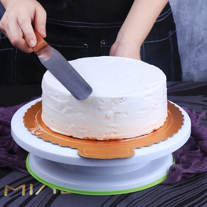 DIY Cake Decor Tool Turntable Cream Decoration Accessories Rotating Stable Anti-skid Round Cake Table Cake Accessories
DIY Cake Decor Tool Turntable Cream Decoration Accessories Rotating Stable Anti-skid Round Cake Table Cake Accessories