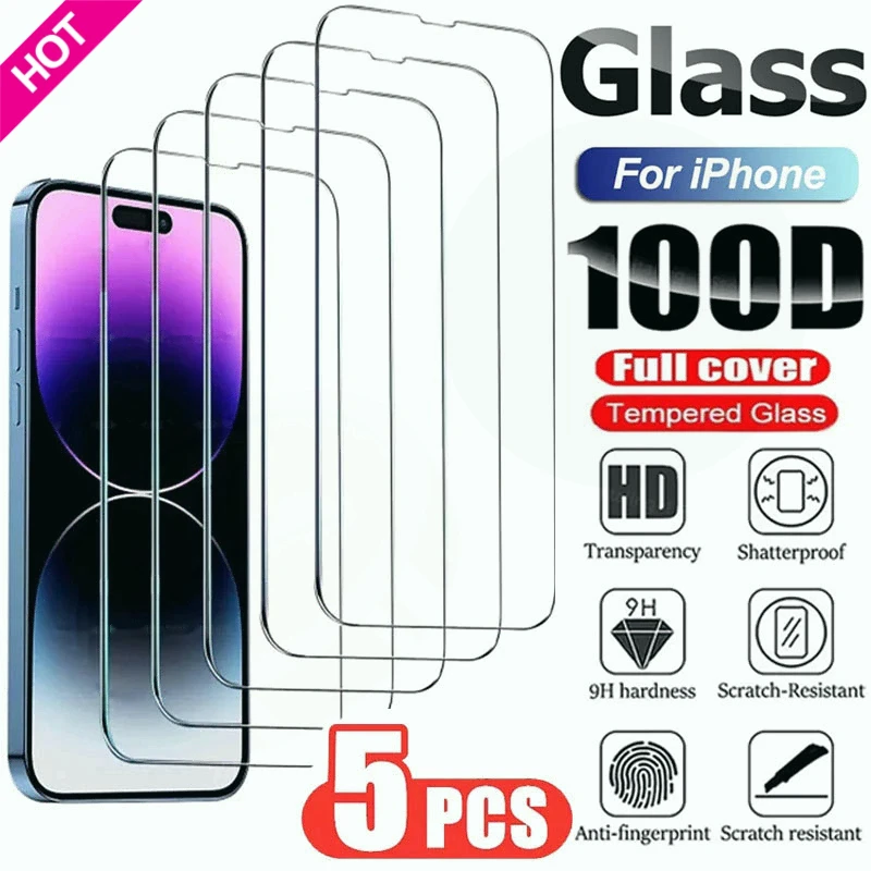 5Pcs Tempered Glass for IPhone 14 13 12 11 Pro Max Screen Protector for IPhone 12Mini 13Mini 7 8 14 Plus SE X XS XR 14Pro Glass
5Pcs Tempered Glass for IPhone 14 13 12 11 Pro Max Screen Protector for IPhone 12Mini 13Mini 7 8 14 Plus SE X XS XR 14Pro Glass