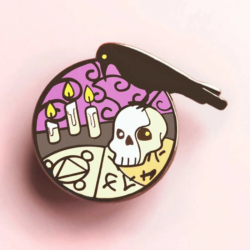Necromancer Scene Skeleton Crow Brooch Metal Badge Lapel Pin Jacket Jeans Fashion Jewelry Accessories Gift
Necromancer Scene Skeleton Crow Brooch Metal Badge Lapel Pin Jacket Jeans Fashion Jewelry Accessories Gift