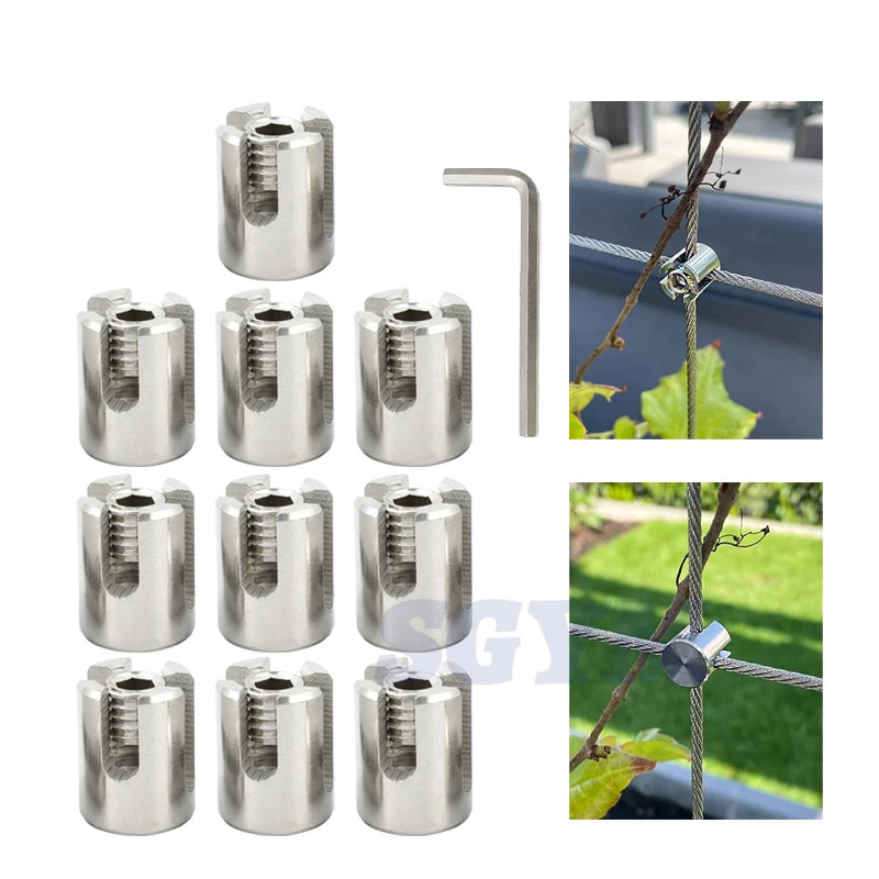 10 шт. M2/M3/M4/M5/M6 морского класса из нержавеющей стали 316, тросовые решетки, зеленая стена, крестообразный зажим, зажим для веревки
10 шт. M2/M3/M4/M5/M6 морского класса из нержавеющей стали 316, тросовые решетки, зеленая стена, крестообразный зажим, зажим для веревки