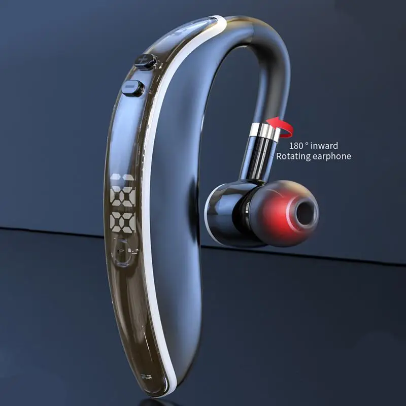 Single Ear Music Headset Quick Charge Bluetooth Headset Stereo Digital Display Wireless Headphone Audio Devices Rotation
Single Ear Music Headset Quick Charge Bluetooth Headset Stereo Digital Display Wireless Headphone Audio Devices Rotation