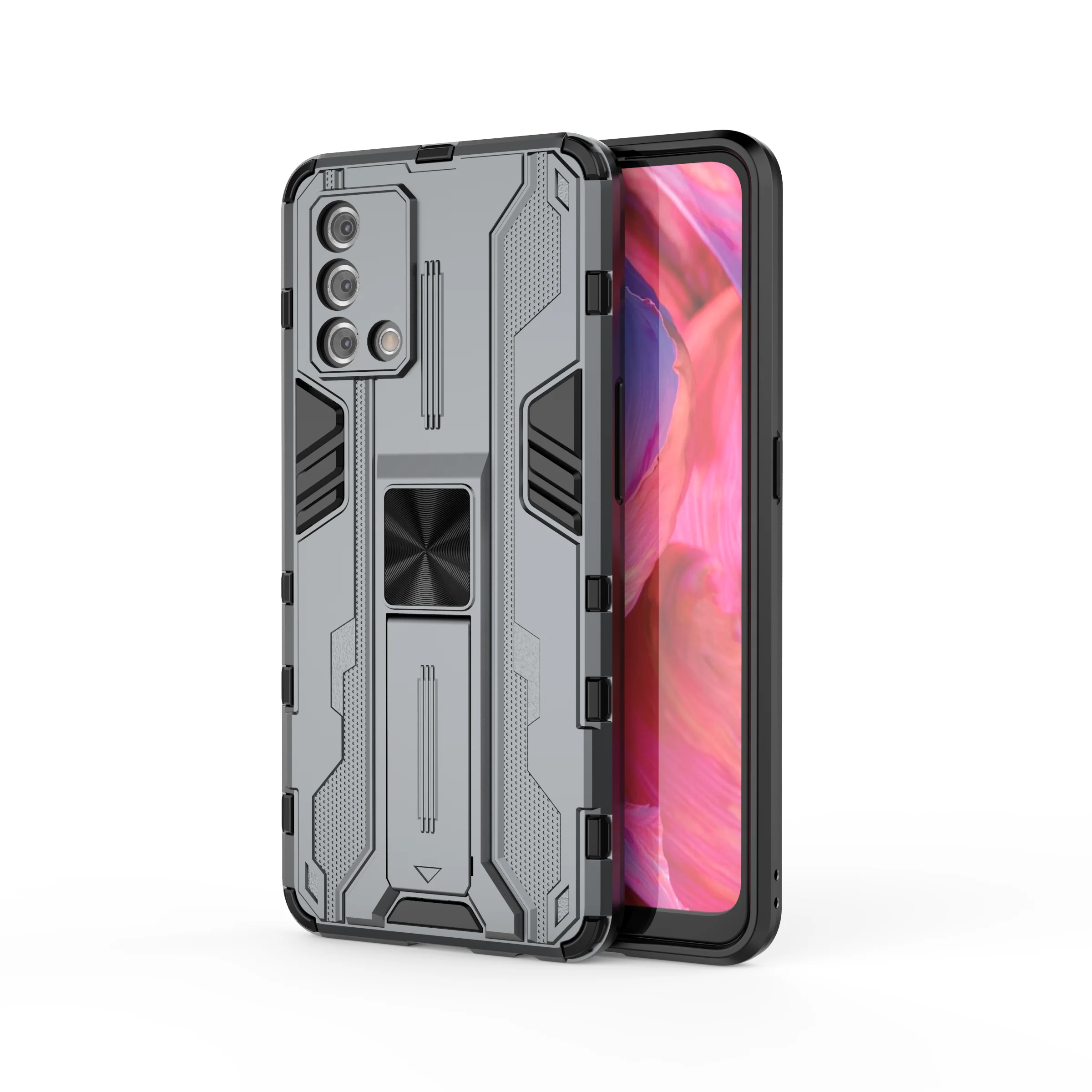 Shockproof Armor Phone Case For Oppo A93 A94 A55 A74 F19 K9 Realme GT NEO 2 V13 C20 8 Pro 4G 5G Magnetic Invisible Stand Cover
Shockproof Armor Phone Case For Oppo A93 A94 A55 A74 F19 K9 Realme GT NEO 2 V13 C20 8 Pro 4G 5G Magnetic Invisible Stand Cover