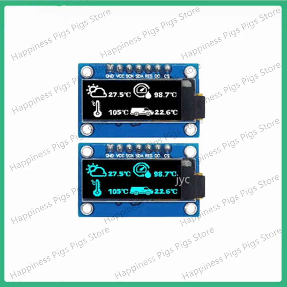 0.91 Inch Module OLED Display LCD 128x32 Module LCD Screen 7-pin SPI Communication
0.91 Inch Module OLED Display LCD 128x32 Module LCD Screen 7-pin SPI Communication