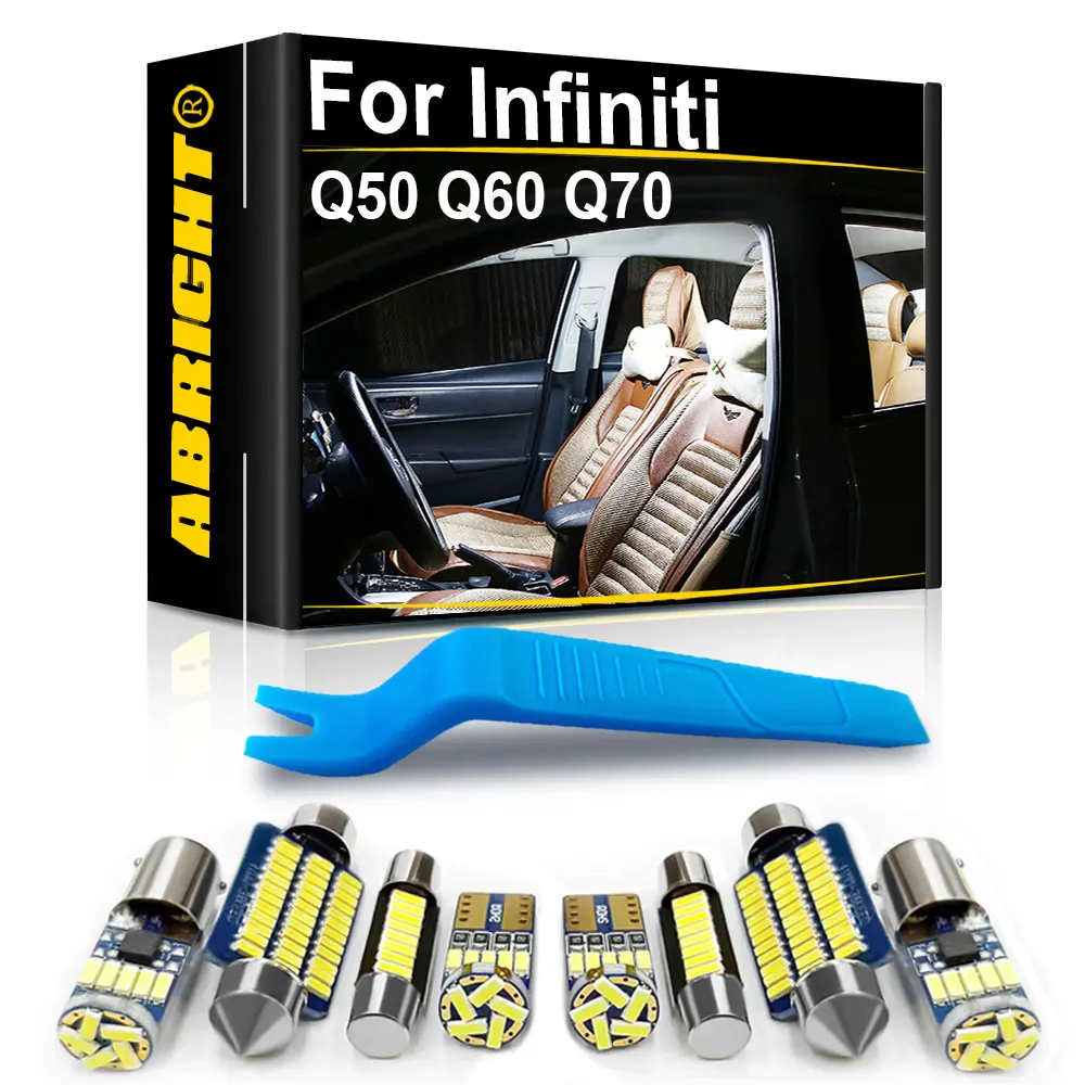 Car Interior LED Light Canbus For Infiniti Q50 Q60 Q70 2003 2007 2008 2010 2014 2015 2016 2017 2018 2019 2020 2021 Accessories
Car Interior LED Light Canbus For Infiniti Q50 Q60 Q70 2003 2007 2008 2010 2014 2015 2016 2017 2018 2019 2020 2021 Accessories