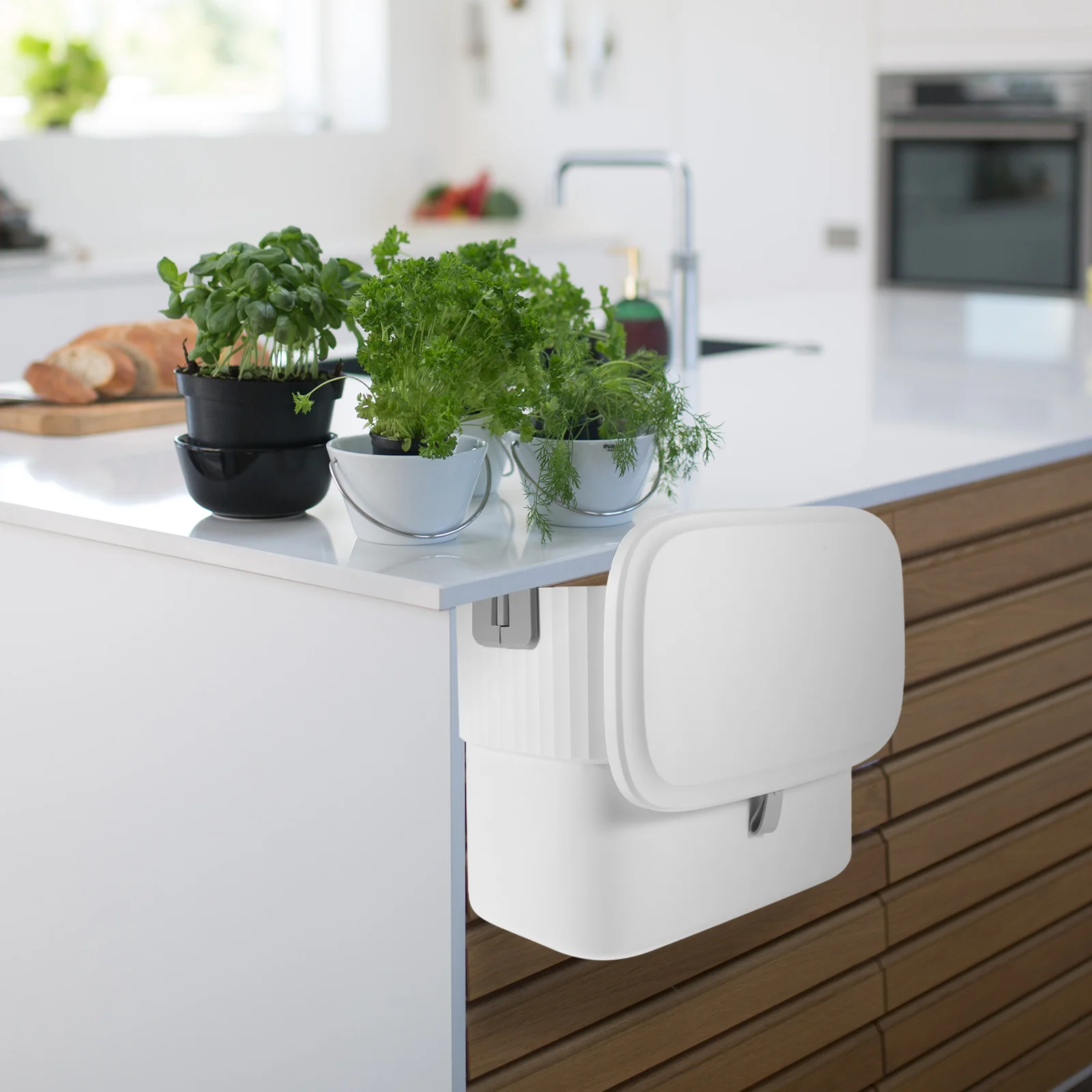 Trash Can Kitchen Hanging Waste Basket Countertop Compost Bin Garbage Container Practical Small Cans
Trash Can Kitchen Hanging Waste Basket Countertop Compost Bin Garbage Container Practical Small Cans