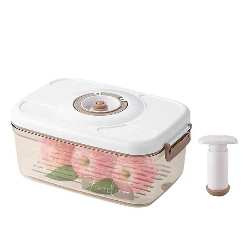 

Vacuum Container Food Saver Containers For Vacuum Seal With Time Compass Manual Air Pump Food Saver Preserve & Marinate