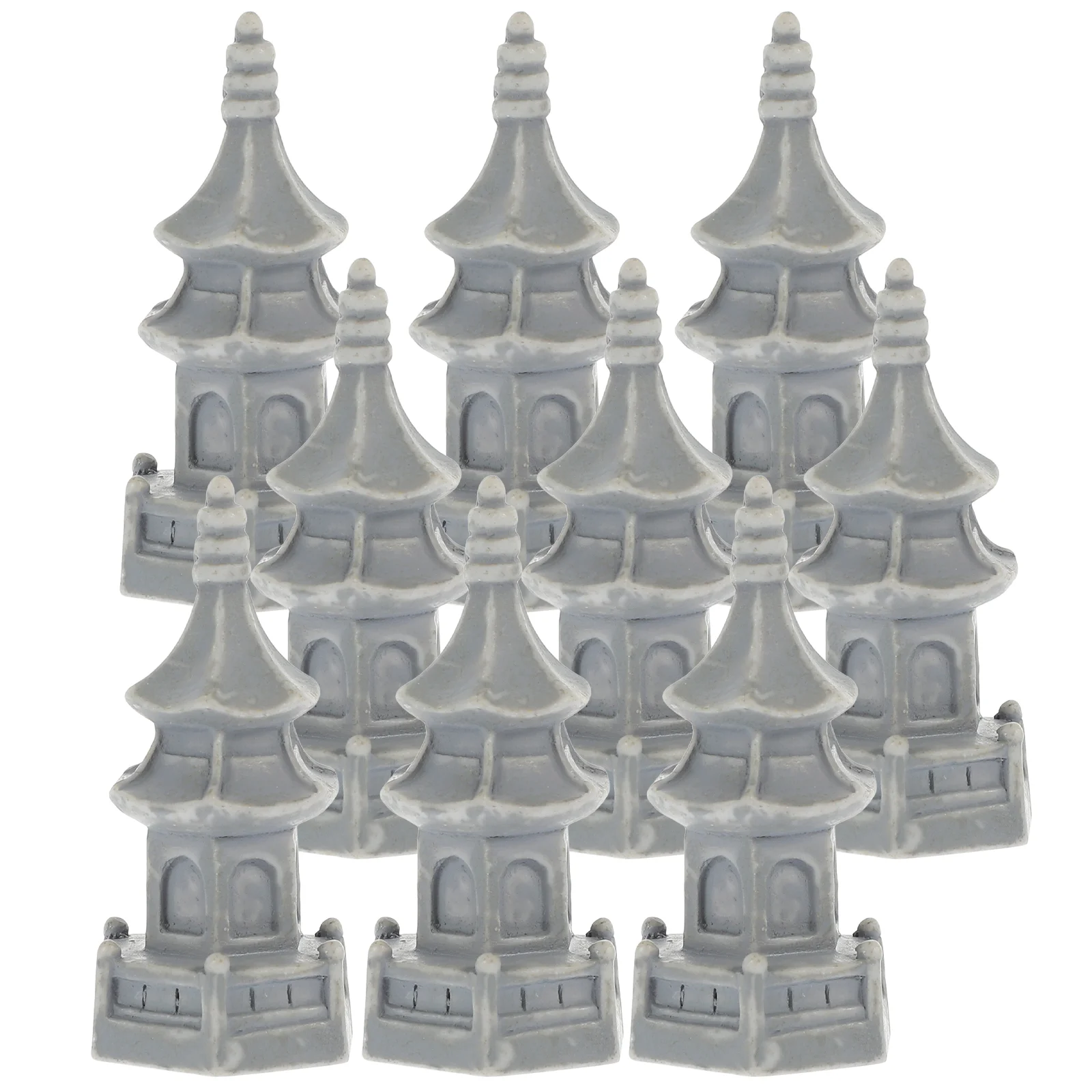 10 Pcs Miniature Pavilion Simulation Pagoda Model Statues Ornament Desktop Accessories Unique Decor Tower Figurine
10 Pcs Miniature Pavilion Simulation Pagoda Model Statues Ornament Desktop Accessories Unique Decor Tower Figurine