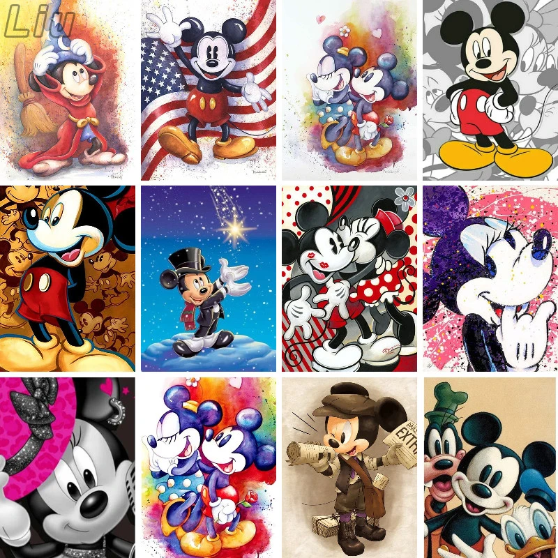 Disney 5D DIY Diamond Painting Mickey Minnie Full Round Diamond Embroidery Cross Stitch Kit Rhinestone Mosaic Picture Home Decor
Disney 5D DIY Diamond Painting Mickey Minnie Full Round Diamond Embroidery Cross Stitch Kit Rhinestone Mosaic Picture Home Decor
