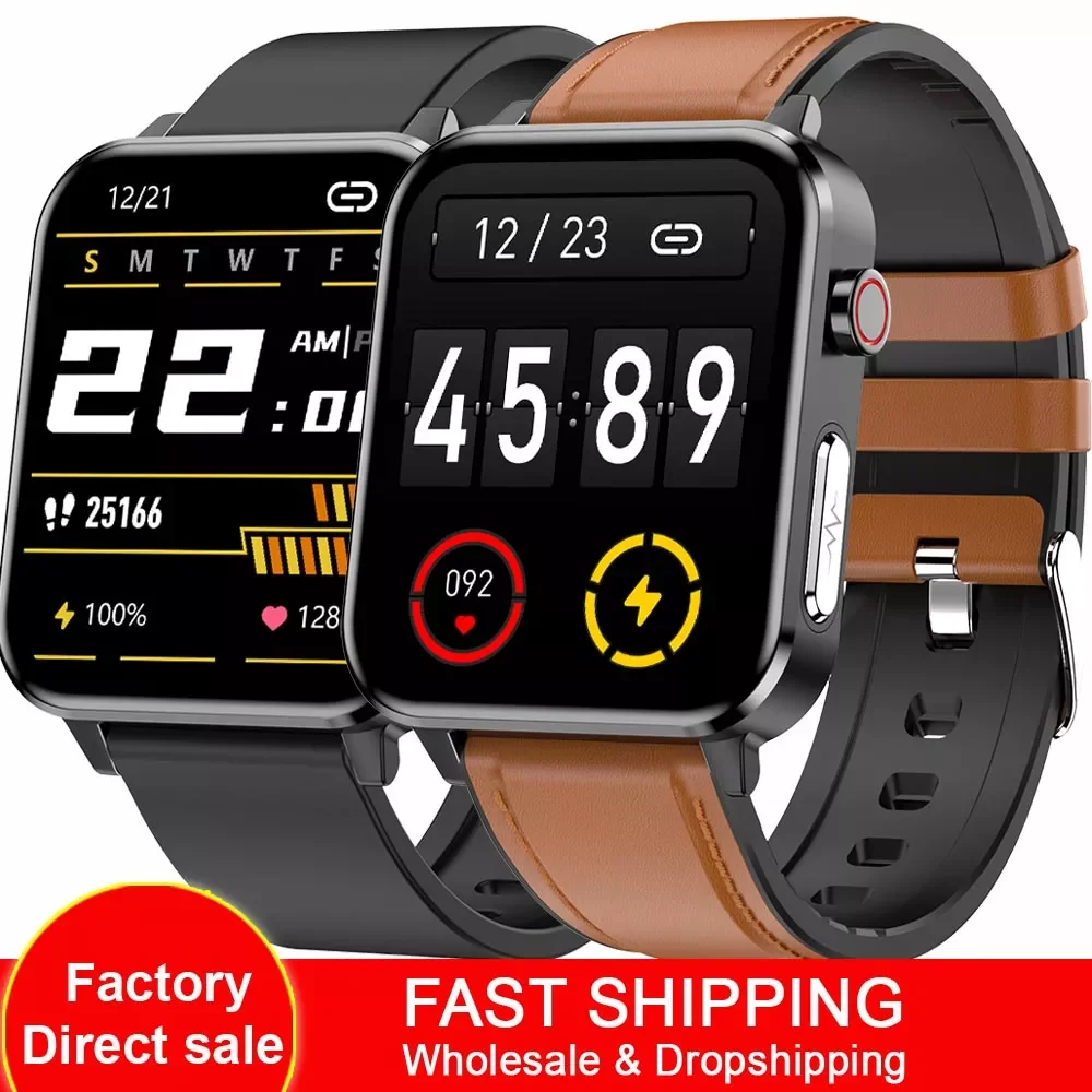 Men Smart Watch Square 1.7inch HD Screen IP68 Waterproof ECG PPG Fitness Tracker Temperature Monitor Sports Smartwatch Phone
Men Smart Watch Square 1.7inch HD Screen IP68 Waterproof ECG PPG Fitness Tracker Temperature Monitor Sports Smartwatch Phone