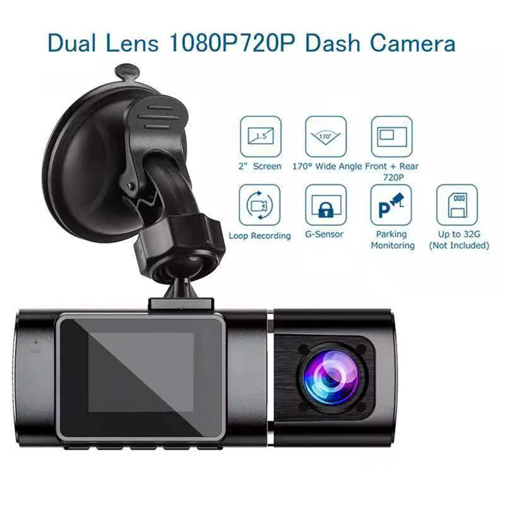 HD Car Windshield Driving Recorder Night Vision 1080P H190 Night Vision Dual Lens Tachograph Car Camera Driving Recorder
HD Car Windshield Driving Recorder Night Vision 1080P H190 Night Vision Dual Lens Tachograph Car Camera Driving Recorder