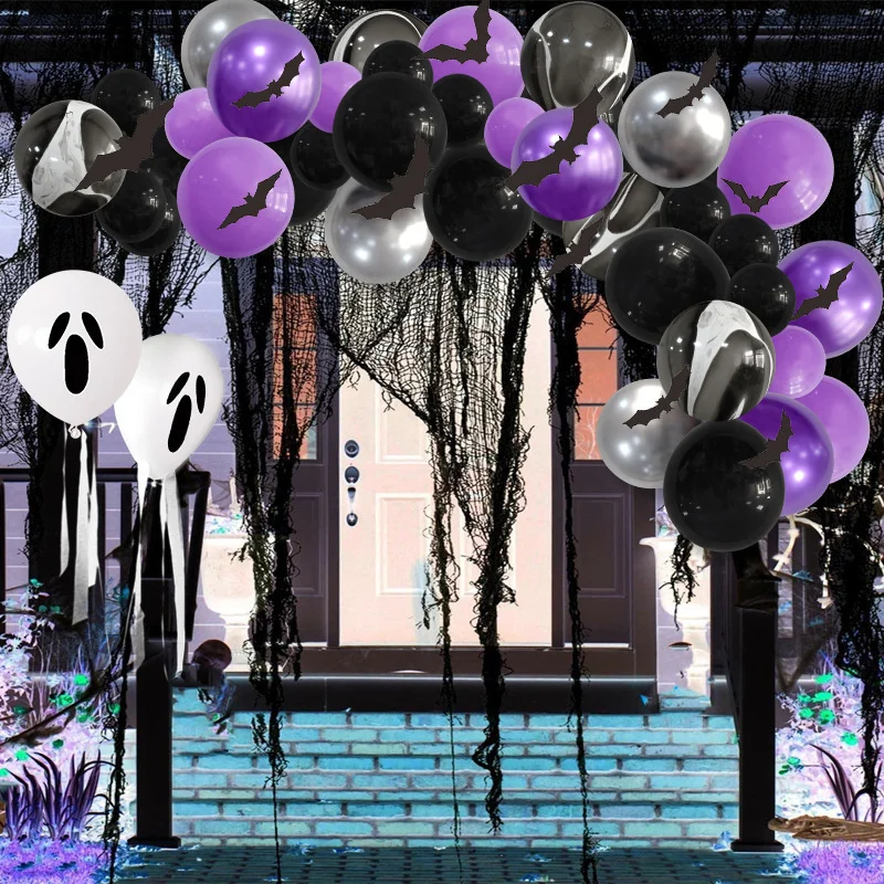 Halloween Horror Theme Balloon Decoration Set Scene Skeleton Spider Web Horror Atmosphere Arrangement Balloon Party Decoration
Halloween Horror Theme Balloon Decoration Set Scene Skeleton Spider Web Horror Atmosphere Arrangement Balloon Party Decoration