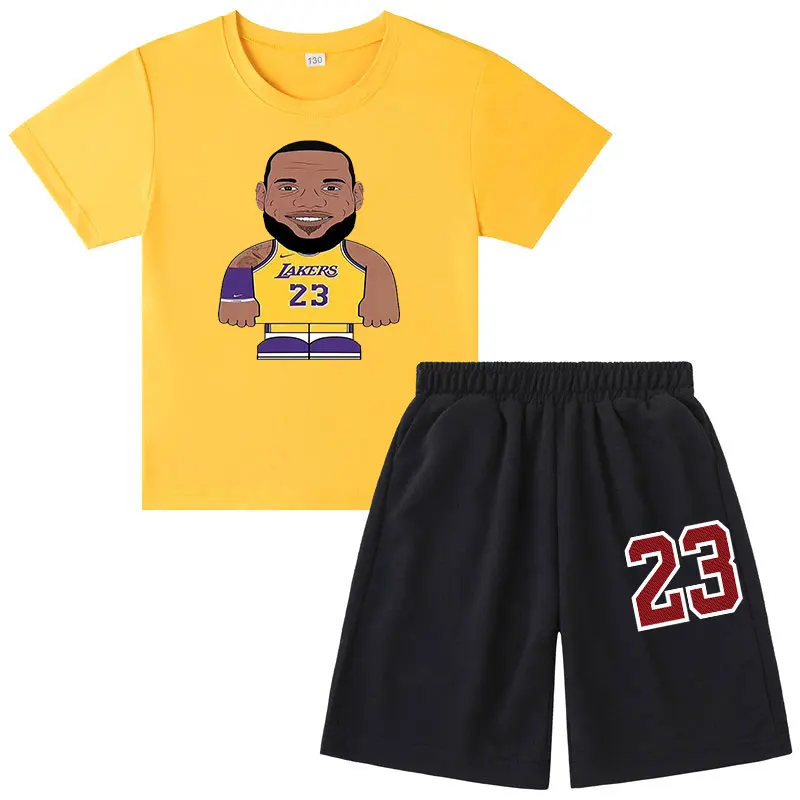 Summer 4-14 Years Old Kids Cute T-Shirt + Shorts Set Sports Brand Casual Fashion Sets For Boys And Girls Charming Toddler Clothe
Summer 4-14 Years Old Kids Cute T-Shirt + Shorts Set Sports Brand Casual Fashion Sets For Boys And Girls Charming Toddler Clothe