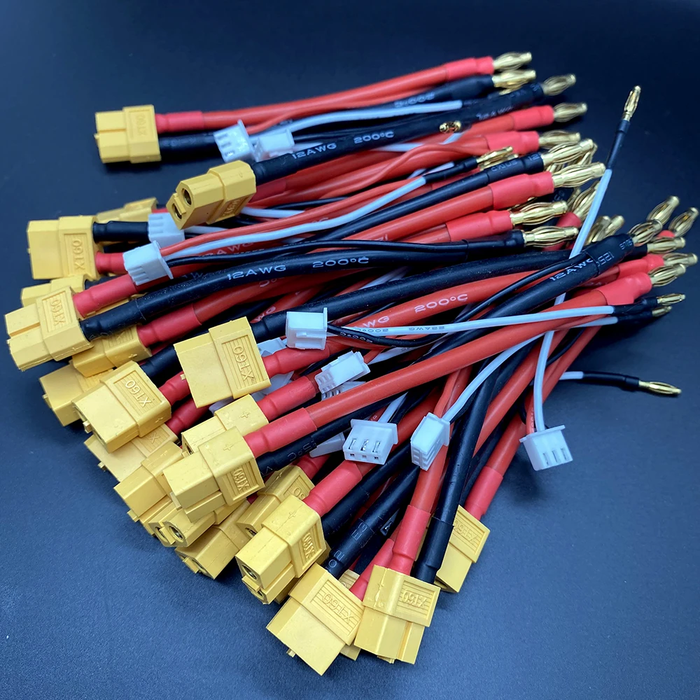 Amass 4mm 5mm Bullet Banana to Female T XT60 XT90 EC5 TRX Plug Adapter for LiPo Battery JST-XH Balance Wire Connector RC Parts
Amass 4mm 5mm Bullet Banana to Female T XT60 XT90 EC5 TRX Plug Adapter for LiPo Battery JST-XH Balance Wire Connector RC Parts