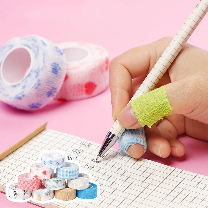 5pcs Self Adhesive Wrap Tape Medical Therapy Elastic Bandage Knee Protector Sports Colorful Printed Finger Joints
5pcs Self Adhesive Wrap Tape Medical Therapy Elastic Bandage Knee Protector Sports Colorful Printed Finger Joints