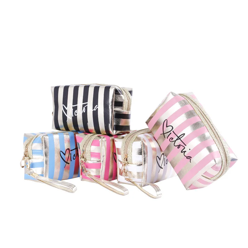 PVC striped leather waterproof cosmetic bag storage bag large-capacity dirt-resistant women's fashion travel wash bag
PVC striped leather waterproof cosmetic bag storage bag large-capacity dirt-resistant women's fashion travel wash bag