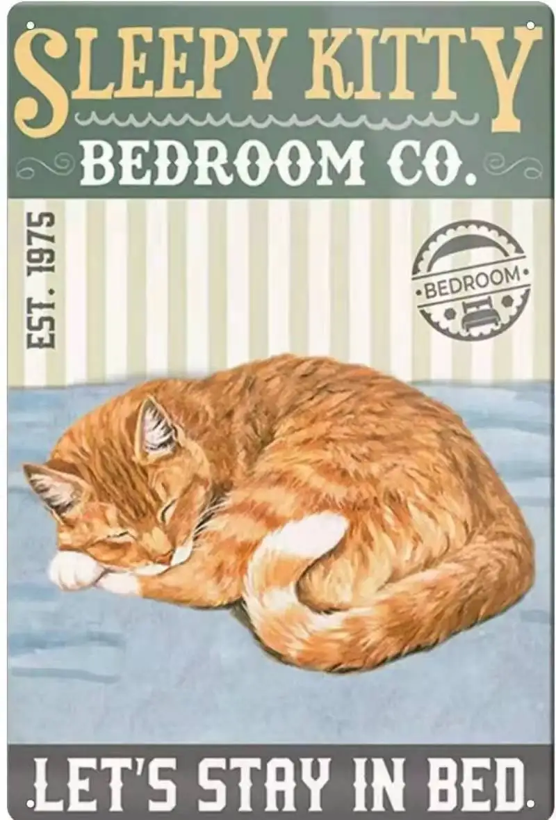 Kegill Easter Cat Tin Signs Wall Decor Funny Decoration for Home Kitchen Bar Room Garage Vintage Retro Metal Signs 12"x8" Inch
Kegill Easter Cat Tin Signs Wall Decor Funny Decoration for Home Kitchen Bar Room Garage Vintage Retro Metal Signs 12"x8" Inch