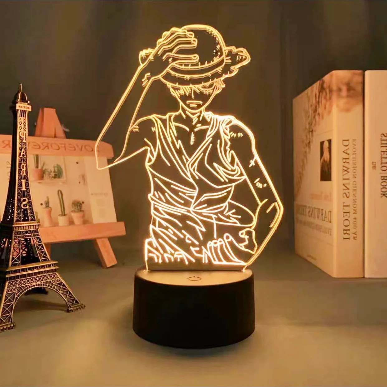 Anime Lamp One Piece Luffy Figure 3D Illusion LED Night Light Nightlight Touch Flash Light Desk Model Figure Toys Gift
Anime Lamp One Piece Luffy Figure 3D Illusion LED Night Light Nightlight Touch Flash Light Desk Model Figure Toys Gift
