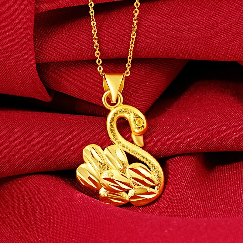 New Brass Gold-plated Accessories Gold Swan 16.5mm*26.5mm Pendant Fashion For Women Necklace Jewelry Wedding Gifts Wholesale
New Brass Gold-plated Accessories Gold Swan 16.5mm*26.5mm Pendant Fashion For Women Necklace Jewelry Wedding Gifts Wholesale