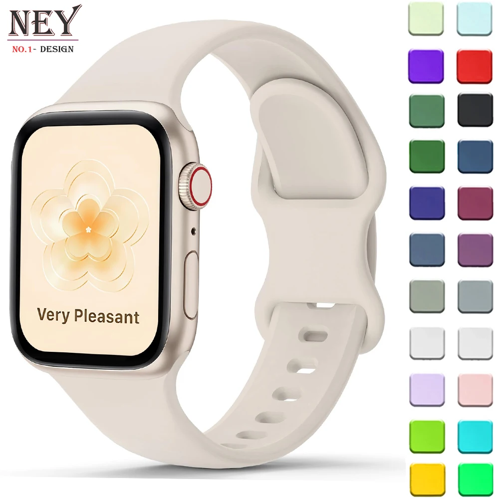 Silicone Strap For Apple Watch Band 44mm 40mm 45mm 42-38-41mm original 1:1 bracelet iwatch series 8 7 se 3 4 5 6 9 ultra 2 49mm
Silicone Strap For Apple Watch Band 44mm 40mm 45mm 42-38-41mm original 1:1 bracelet iwatch series 8 7 se 3 4 5 6 9 ultra 2 49mm