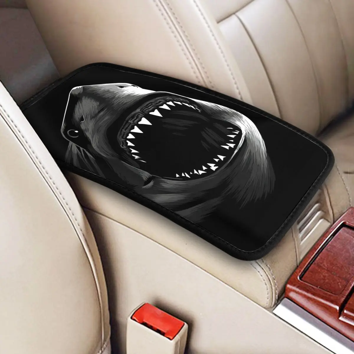 Great Shark Car Accessories Car Handrail Box Cushion Custom Print Non-slip Car Armrest Cover
Great Shark Car Accessories Car Handrail Box Cushion Custom Print Non-slip Car Armrest Cover