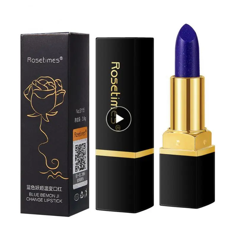 Blue Rose Color Changing Lip Gloss Temperature Color Change Lipstick Waterproof Moisturizing Lip Balm Makeup Korean Cosmetics
Blue Rose Color Changing Lip Gloss Temperature Color Change Lipstick Waterproof Moisturizing Lip Balm Makeup Korean Cosmetics
