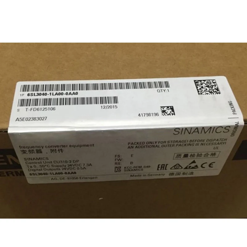 Новый оригинальный модуль IP 6SL3040-1LA00-0AA0, элемент модуля PLC 6SL3O4O1LAOOOAAO
Новый оригинальный модуль IP 6SL3040-1LA00-0AA0, элемент модуля PLC 6SL3O4O1LAOOOAAO