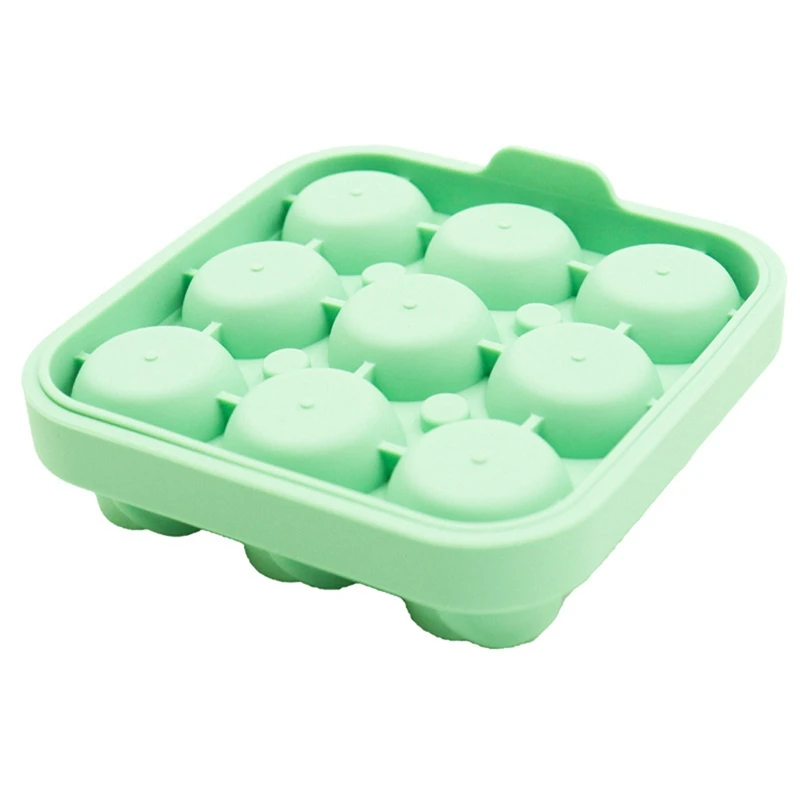 Practical Silicone Molds Ice Tray 9 Grid Rose Ice Molds Home Bar Party Use Round Ice Cube-Makers Kitchen DIY Ice Cream Moulds
Practical Silicone Molds Ice Tray 9 Grid Rose Ice Molds Home Bar Party Use Round Ice Cube-Makers Kitchen DIY Ice Cream Moulds