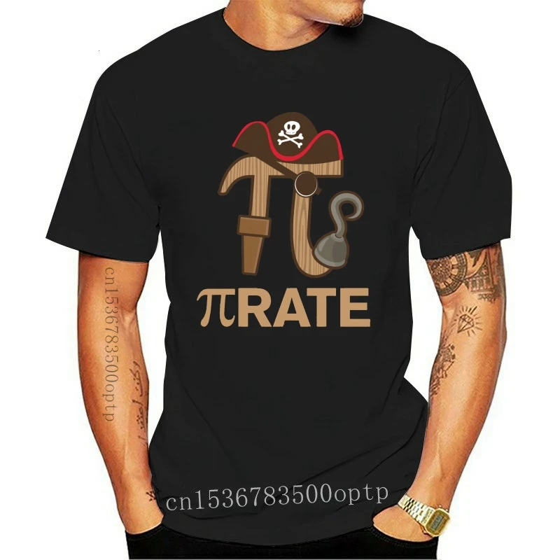 Pirate - Funny Math Geek 3.14 Hat Hook Pi Day Pun T-shirt 100% Cotton Letter Printed T-shirts
Pirate - Funny Math Geek 3.14 Hat Hook Pi Day Pun T-shirt 100% Cotton Letter Printed T-shirts