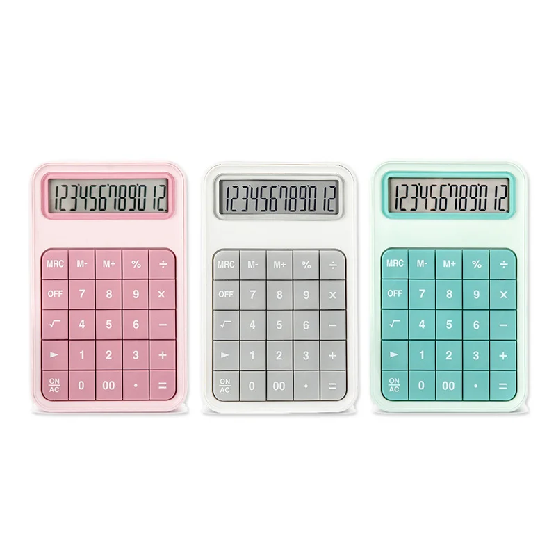 Calculator 12 Digit Large Screen Calculator Financial Accounting Clear inventory Office Stationery Handheld Student's Scientific
Calculator 12 Digit Large Screen Calculator Financial Accounting Clear inventory Office Stationery Handheld Student's Scientific
