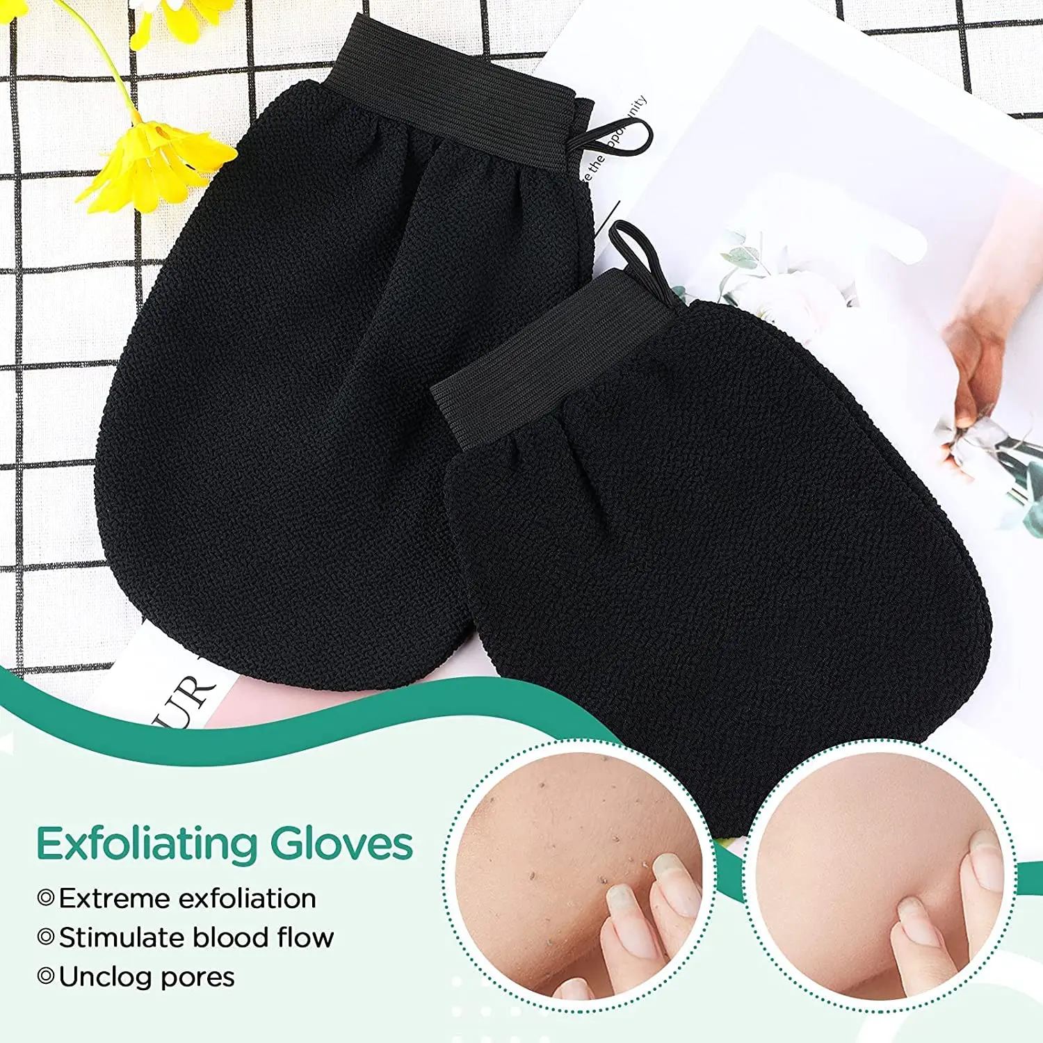 1PCS Exfoliator Mitt Black Bath Shower Dead Skin Removal Gloves Exfoliating Gloves Bath Gloves Scrubbing Bathroom Supplies
1PCS Exfoliator Mitt Black Bath Shower Dead Skin Removal Gloves Exfoliating Gloves Bath Gloves Scrubbing Bathroom Supplies