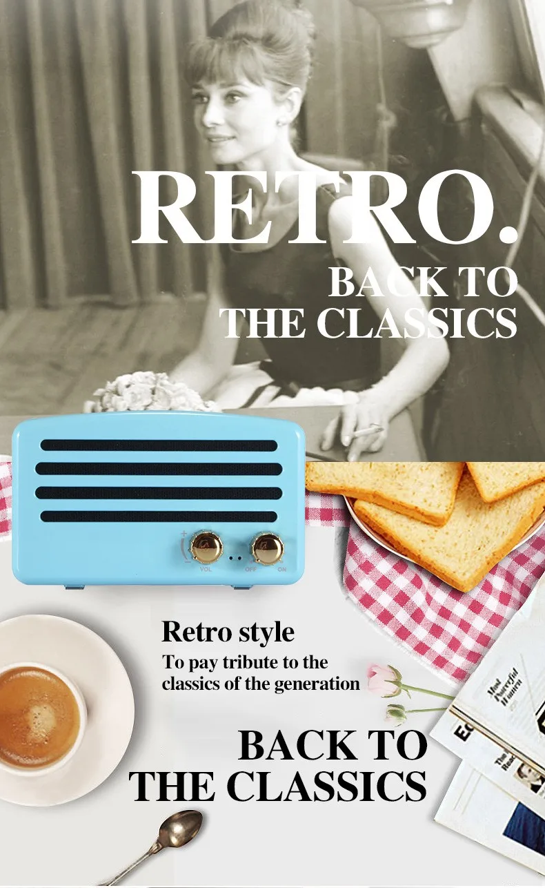 New retro T5 phonograph Bluetooth speaker creative gifts audio mini phone radio card audio
New retro T5 phonograph Bluetooth speaker creative gifts audio mini phone radio card audio