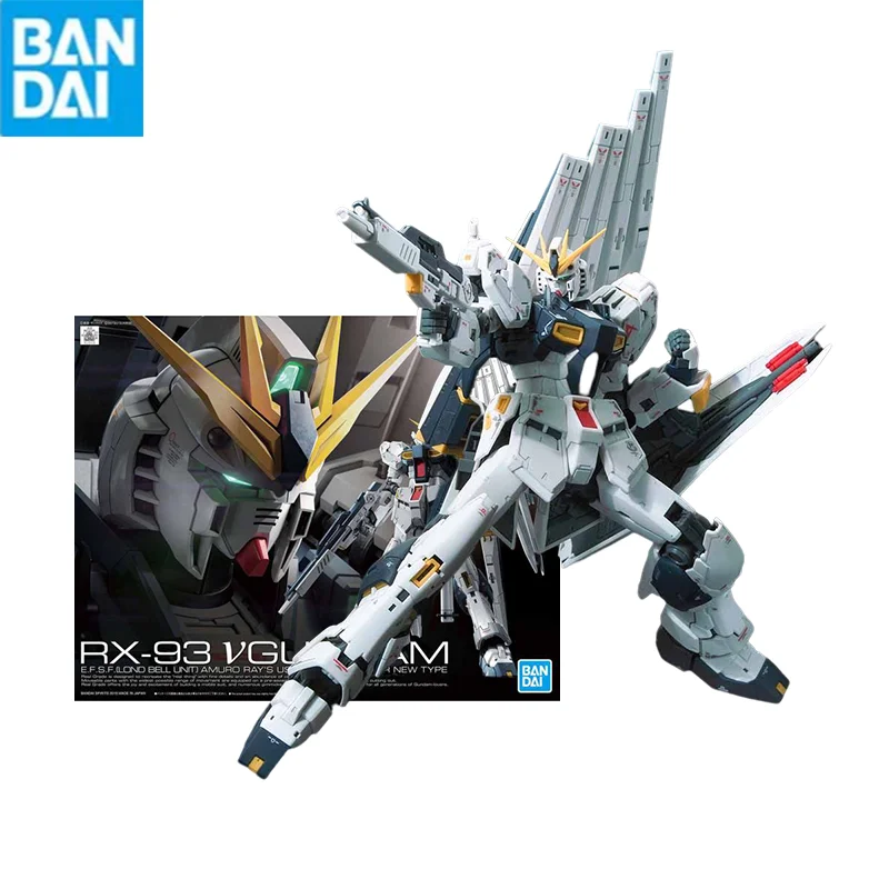 Bandai Gunpla Rg 1/144 Rx-93 Nu Gundam, сборная модель, высококачественные коллекционные модели роботов, модели, детский подарок
Bandai Gunpla Rg 1/144 Rx-93 Nu Gundam, сборная модель, высококачественные коллекционные модели роботов, модели, детский подарок