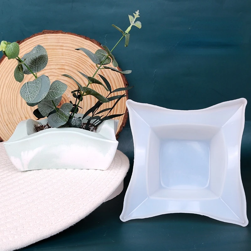 DIY Epoxy Mould Square Flower Pot Pot Silicone Mould Home Office Potted Plant Epoxy Resin Molds
DIY Epoxy Mould Square Flower Pot Pot Silicone Mould Home Office Potted Plant Epoxy Resin Molds