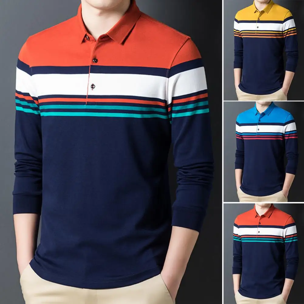 Stripe Buttons Soft Breathable Men Shirt Slim Fit Long Sleeves Turn-down Collar VContrast Color Business Office Tops For Work
Stripe Buttons Soft Breathable Men Shirt Slim Fit Long Sleeves Turn-down Collar VContrast Color Business Office Tops For Work