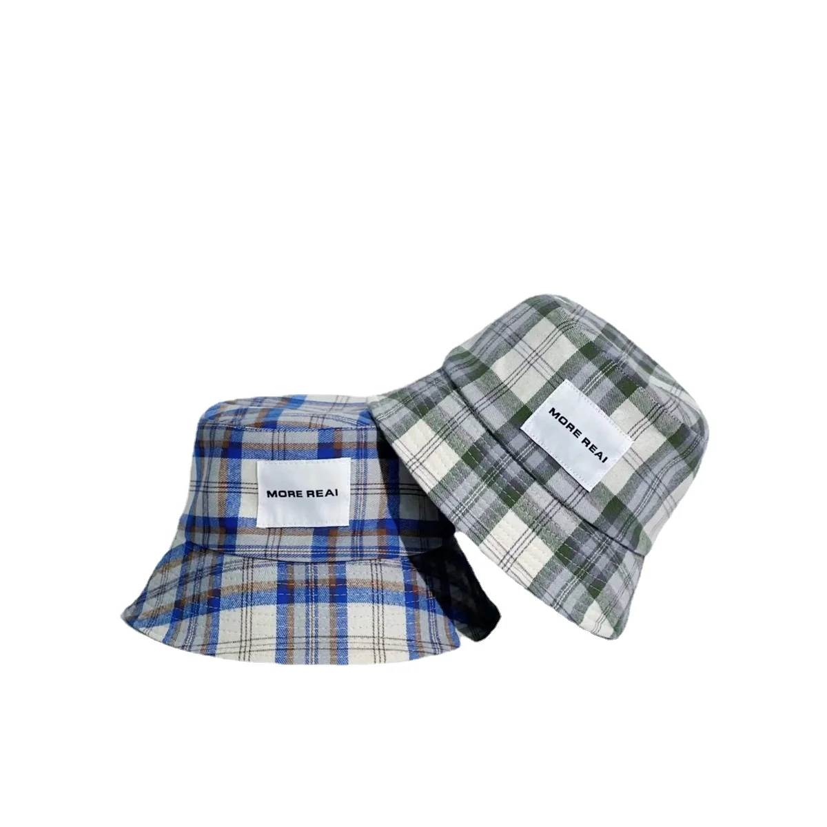 Summer Japanese Plaid Fisherman Hat Korean Version of The Basin Hat Tide Brand Letter Patch Embroidered Bucket Hat Sun Hat
Summer Japanese Plaid Fisherman Hat Korean Version of The Basin Hat Tide Brand Letter Patch Embroidered Bucket Hat Sun Hat