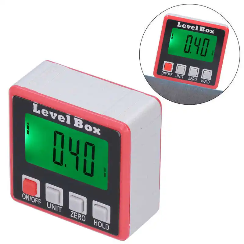 360 Degree Mini Digital Level Angle Meter High Accuracy Electronic Angle Finder Gauge For Outdoor Industry Woodwork
360 Degree Mini Digital Level Angle Meter High Accuracy Electronic Angle Finder Gauge For Outdoor Industry Woodwork