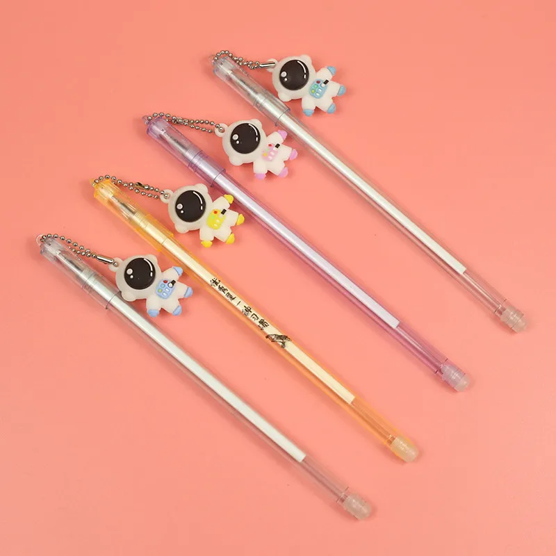 12pcs Cute Gel Pen 0.5 Creative Cartoon Astronaut Pendant Pen Student Problem Solving Tools School Office Signature Stationery
12pcs Cute Gel Pen 0.5 Creative Cartoon Astronaut Pendant Pen Student Problem Solving Tools School Office Signature Stationery