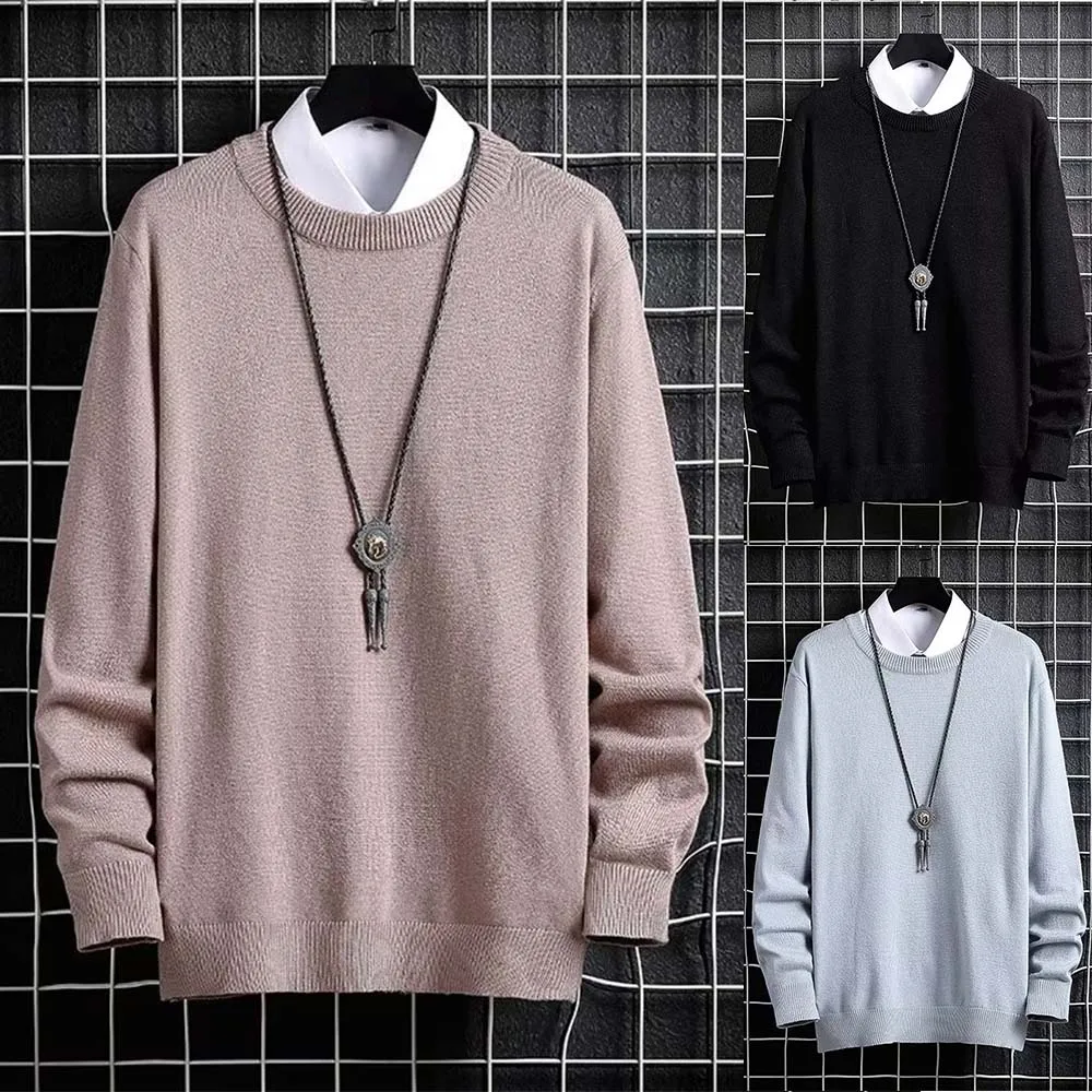 Mens Casual Winter Autumn Plain Long Sleeve Crew Neck Korean Style Knitting Sweater Pullovers Jumpers Tops M~2XL Mens Clothing
Mens Casual Winter Autumn Plain Long Sleeve Crew Neck Korean Style Knitting Sweater Pullovers Jumpers Tops M~2XL Mens Clothing