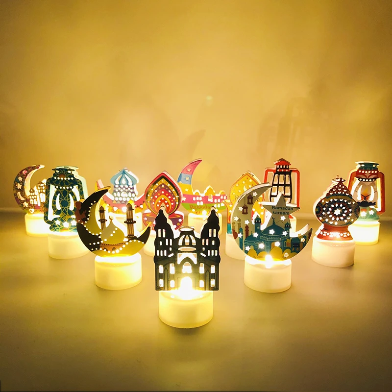 Candle Led Lights Eid Mubarak Wooden Pendant Ramadan Decoration for Home Muslim Islamic Festival Eid Al-Fitr Party Supplies
Candle Led Lights Eid Mubarak Wooden Pendant Ramadan Decoration for Home Muslim Islamic Festival Eid Al-Fitr Party Supplies