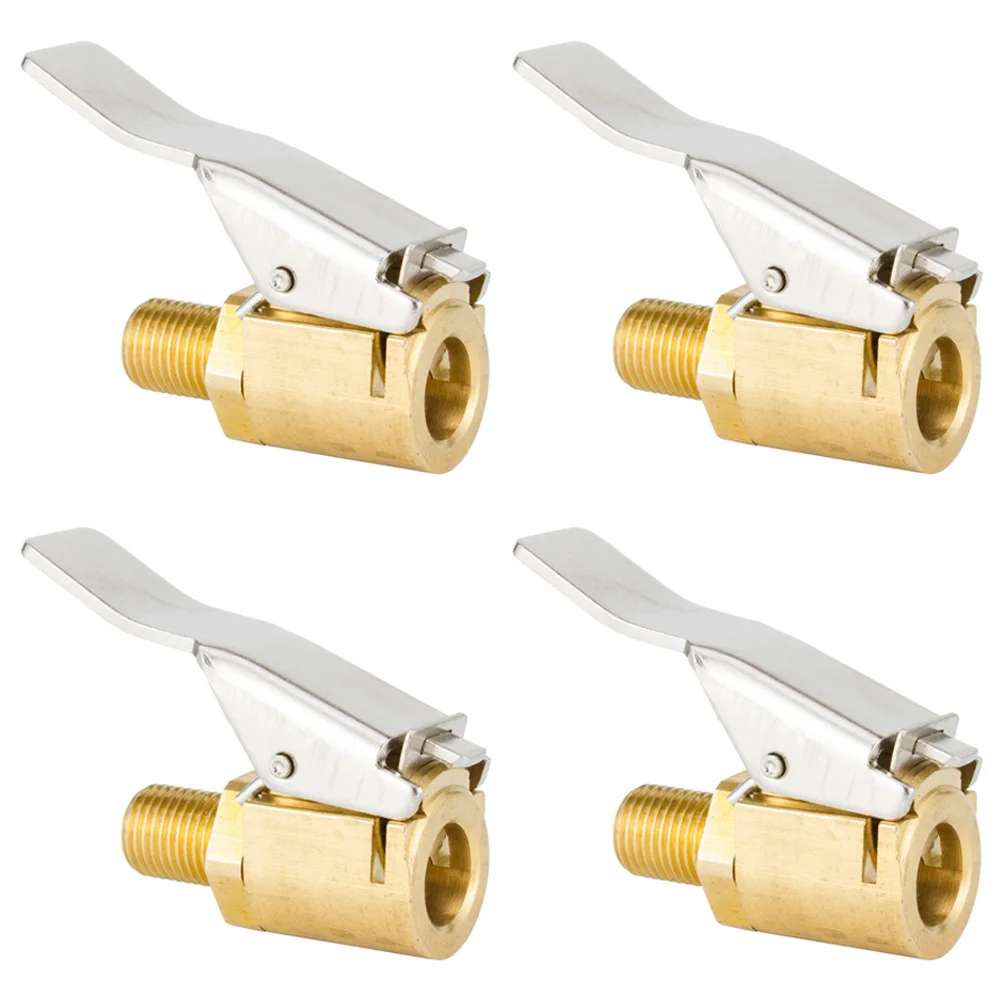 4 Pcs Air Chuck Fittings Clip Air Chuck Wheel Adapters Car Tire Air Chuck Tire Connector Tire Inflator Hose Spray Nozzle
4 Pcs Air Chuck Fittings Clip Air Chuck Wheel Adapters Car Tire Air Chuck Tire Connector Tire Inflator Hose Spray Nozzle
