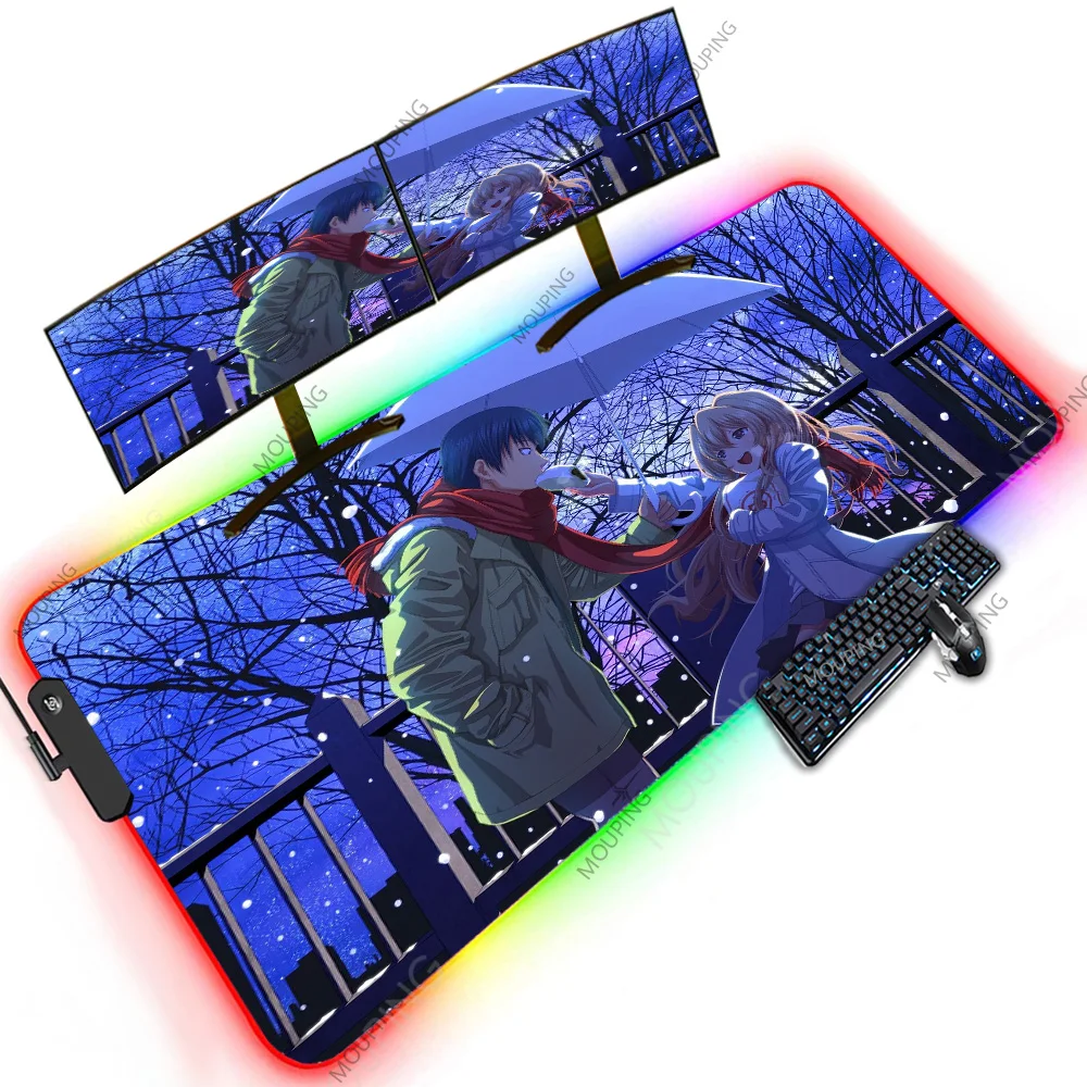 Toradora Kawaii Backlit Rgb Led Anime Desk Pad 120x50 XXXL Oversize Minimalist Mouse Pad Pad with Its Print Janpan Carpet Pc Mat
Toradora Kawaii Backlit Rgb Led Anime Desk Pad 120x50 XXXL Oversize Minimalist Mouse Pad Pad with Its Print Janpan Carpet Pc Mat